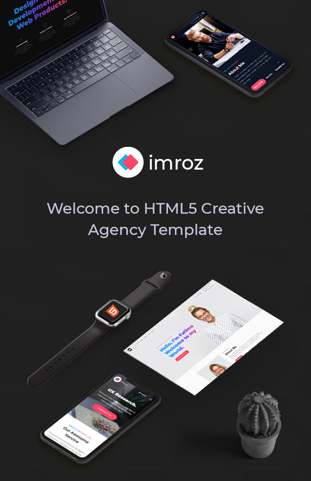 Imroz – Agency and Portfolio Template