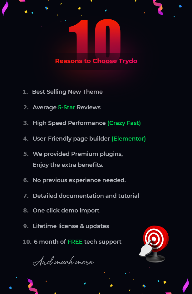 why choose trydo - Trydo - Agency & Portfolio Theme